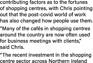 contributing factors as to the fortunes of shopping centres, with Chris pointing out that the post covid world of wor...