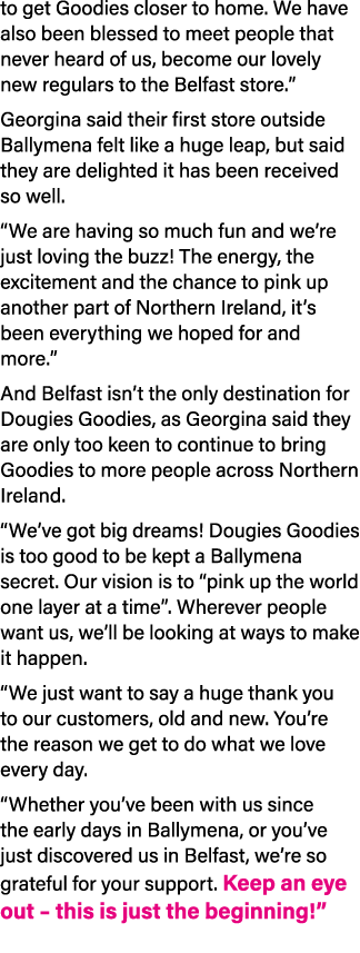 to get Goodies closer to home. We have also been blessed to meet people that never heard of us, become our lovely new...