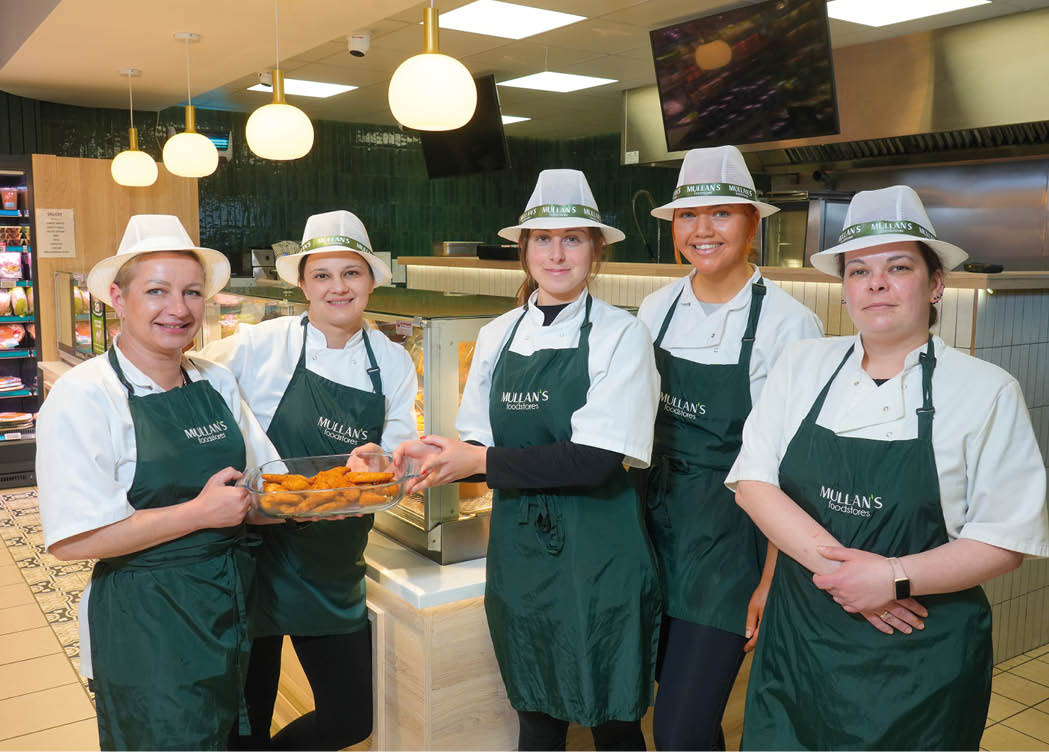 Mullan's Spar Armagh Deli staff L-R Lena Maria Louise Tia-Louise and Mia