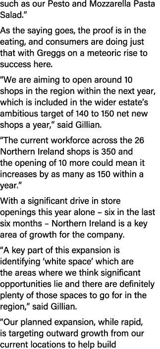 such as our Pesto and Mozzarella Pasta Salad.” As the saying goes, the proof is in the eating, and consumers are doin...