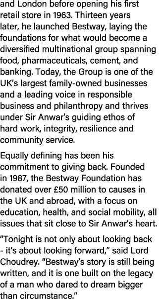 and London before opening his first retail store in 1963. Thirteen years later, he launched Bestway, laying the found...