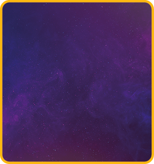 Galaxy abstract background with shiny stars and colorful clouds