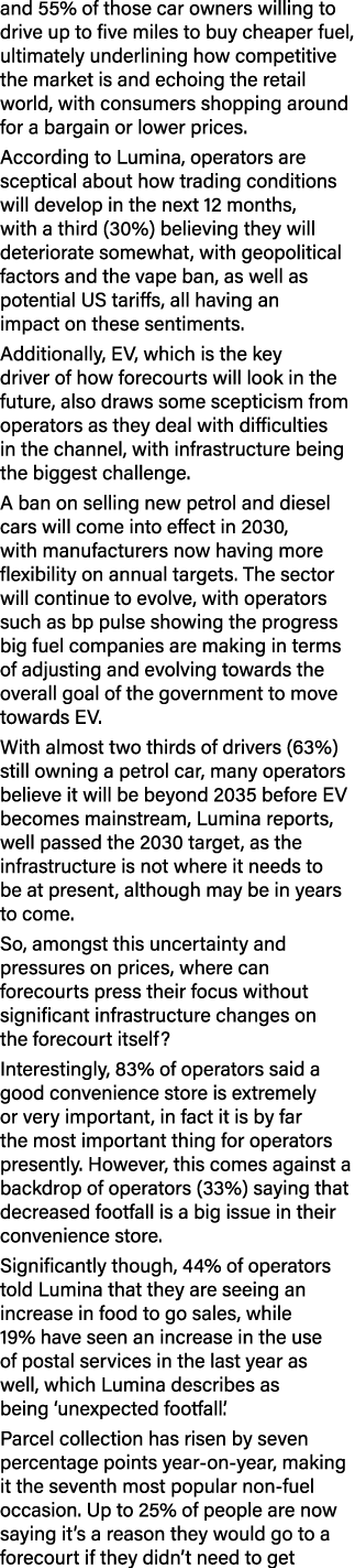 and 55% of those car owners willing to drive up to five miles to buy cheaper fuel, ultimately underlining how competi...