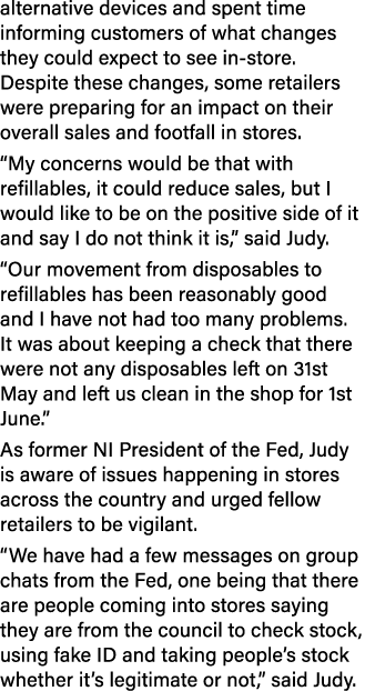 alternative devices and spent time informing customers of what changes they could expect to see in store. Despite the...