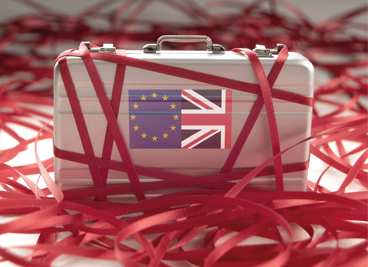 Brexit red tape concept 