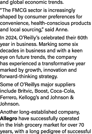 and global economic trends. “The FMCG sector is increasingly shaped by consumer preferences for convenience, health c...