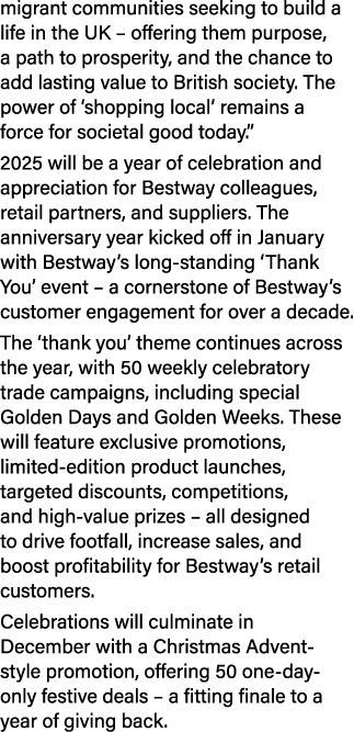 migrant communities seeking to build a life in the UK – offering them purpose, a path to prosperity, and the chance t...