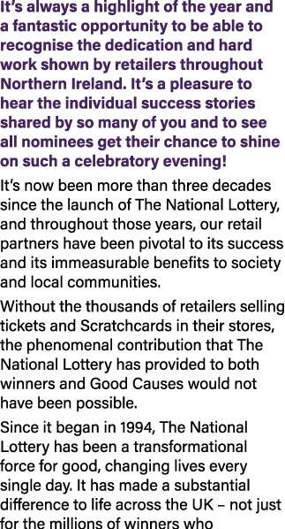 It’s always a highlight of the year and a fantastic opportunity to be able to recognise the dedication and hard work ...