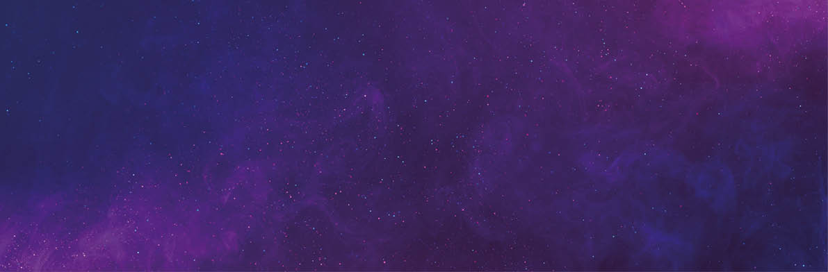 Galaxy abstract background with shiny stars and colorful clouds