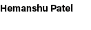 Hemanshu Patel 