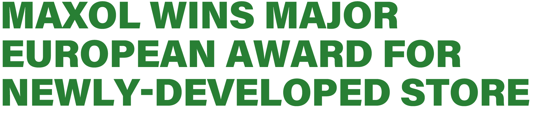 Maxol wins major European award for newly developed store