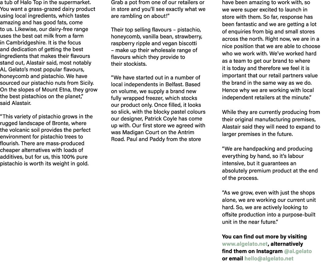 a tub of Halo Top in the supermarket. You want a grass grazed dairy product using local ingredients, which tastes ama...
