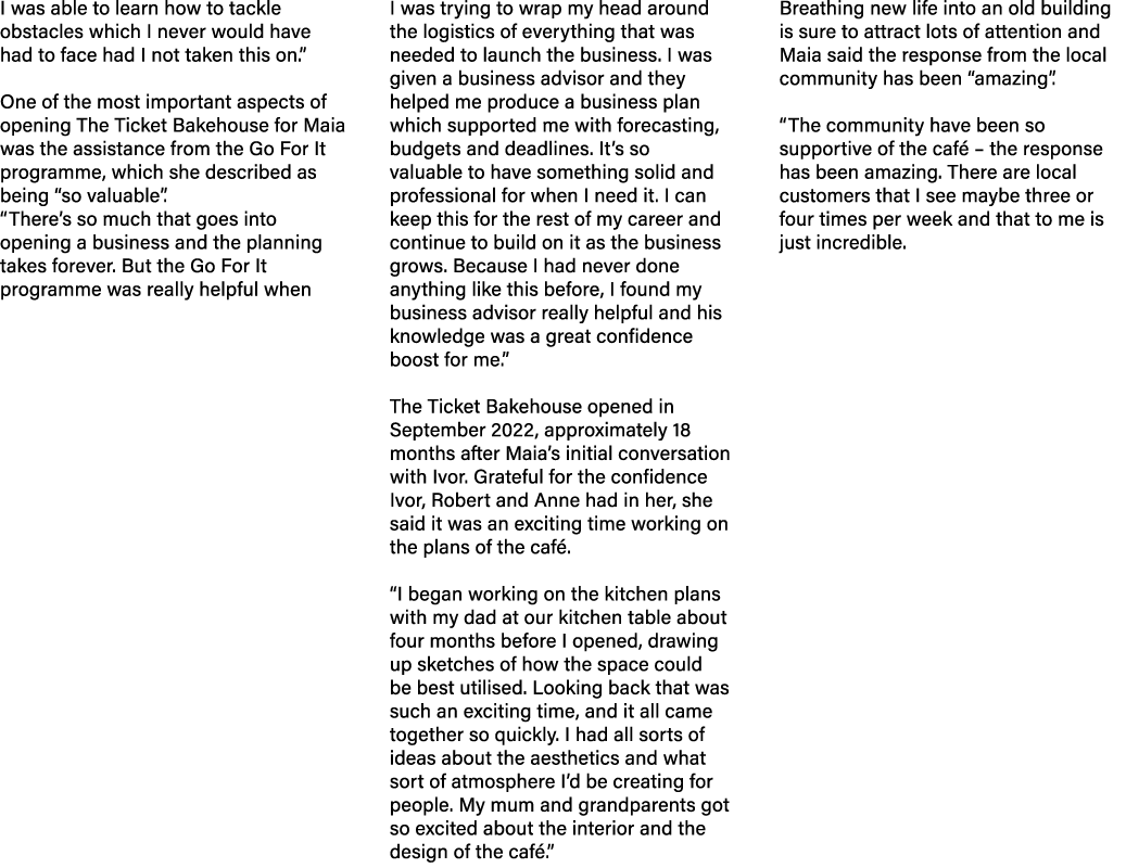 I was able to learn how to tackle obstacles which I never would have had to face had I not taken this on.” One of the...
