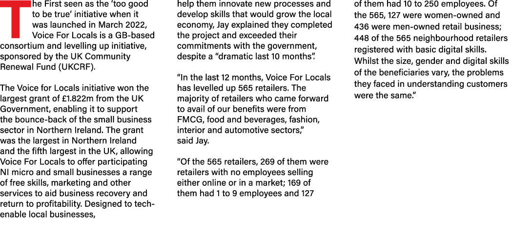 The First seen as the ‘too good to be true’ initiative when it was launched in March 2022, Voice For Locals is a GB b...
