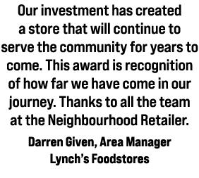 Our investment has created a store that will continue to serve the community for years to come. This award is recogni...
