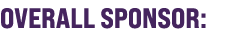 OVERALL SPONSOR: