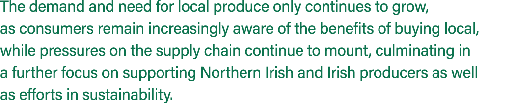 The demand and need for local produce only continues to grow, as consumers remain increasingly aware of the benefits ...