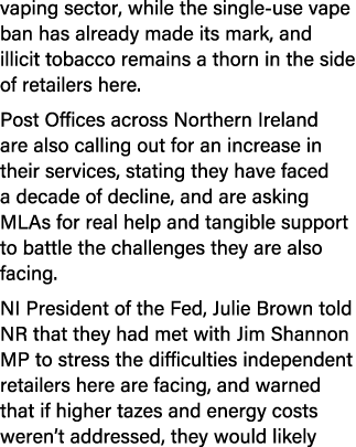 vaping sector, while the single use vape ban has already made its mark, and illicit tobacco remains a thorn in the si...