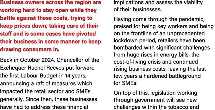 Business owners across the region are working hard to stay open while they battle against these costs, trying to keep...