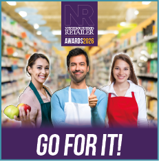 A flyer advertising a contest for the best grocery store in Northern Ireland. AI generated content