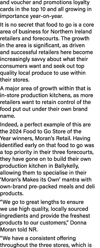 and voucher and promotions loyalty cards in the top 10 and all growing in importance year on year. It is no secret th...
