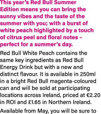 This year’s Red Bull Summer Edition means you can bring the sunny vibes and the taste of the summer with you; with a ...