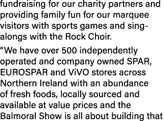 fundraising for our charity partners and providing family fun for our marquee visitors with sports games and sing alo...