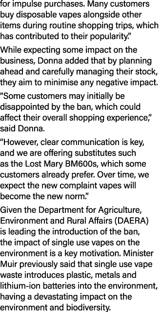 for impulse purchases. Many customers buy disposable vapes alongside other items during routine shopping trips, which...