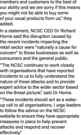 members and customers to the best of our ability and we are sorry if this means you might not be able to buy some of ...