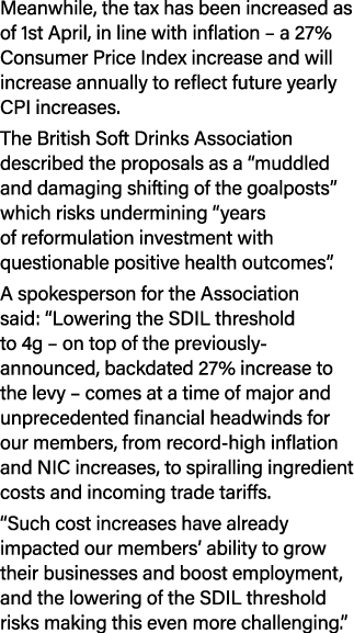 Meanwhile, the tax has been increased as of 1st April, in line with inflation – a 27% Consumer Price Index increase a...