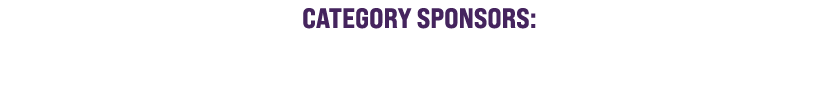 CATEGORY SPONSORS: