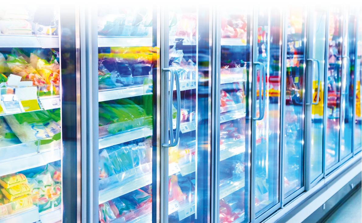 A refrigerator with a lot of food in it. Description generated by AI