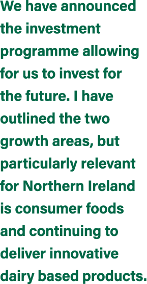 We have announced the investment programme allowing for us to invest for the future. I have outlined the two growth a...