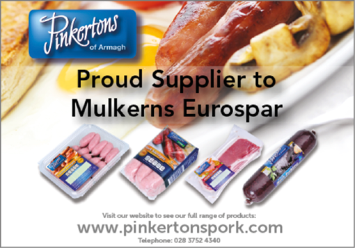A Pinkerton's advertisement for their meat products. Description generated by AI