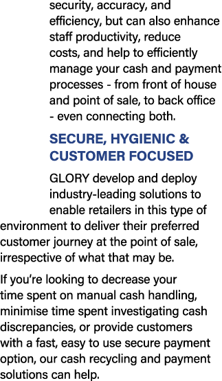 security, accuracy, and efficiency, but can also enhance staff productivity, reduce costs, and help to efficiently ma...