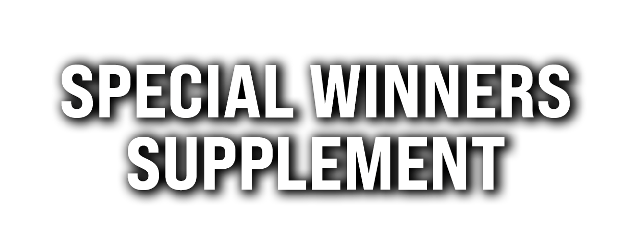 SPECIAL WINNERS SUPPLEMENT