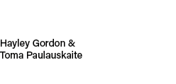 Hayley Gordon & Toma Paulauskaite 