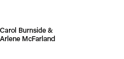 Carol Burnside & Arlene McFarland 