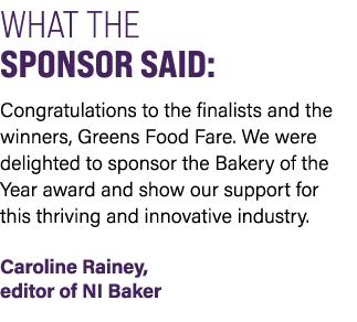 WHAT THE SPONSOR SAID: Congratulations to the finalists and the winners, Greens Food Fare. We were delighted to spons...