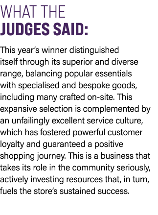 WHAT THE JUDGES SAID: This year’s winner distinguished itself through its superior and diverse range, balancing popul...