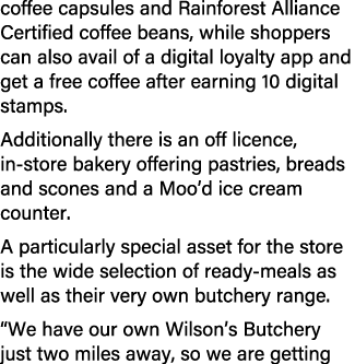 coffee capsules and Rainforest Alliance Certified coffee beans, while shoppers can also avail of a digital loyalty ap...
