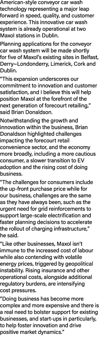 American style conveyor car wash technology representing a major leap forward in speed, quality, and customer experie...