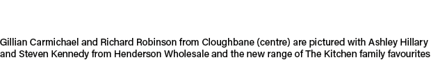 Gillian Carmichael and Richard Robinson from Cloughbane (centre) are pictured with Ashley Hillary and Steven Kennedy ...