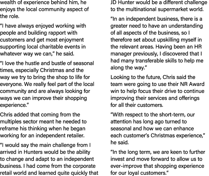 wealth of experience behind him, he enjoys the local community aspect of the role. “I have always enjoyed working wit...