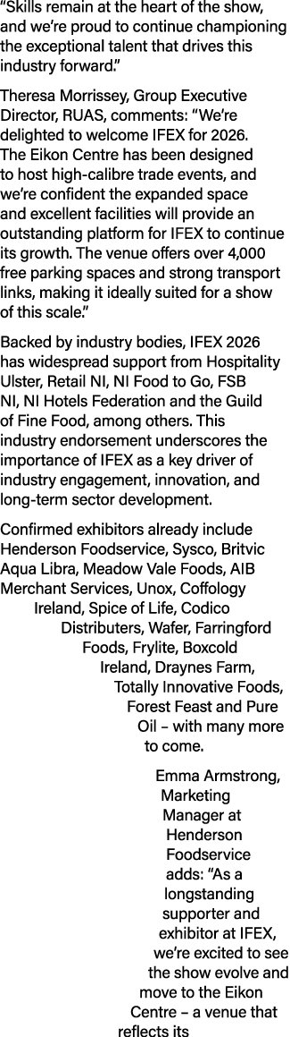 “Skills remain at the heart of the show, and we’re proud to continue championing the exceptional talent that drives t...