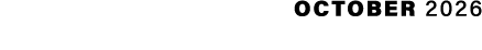 OCTOBER 2026