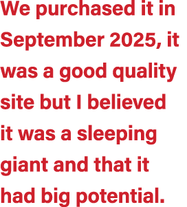 We purchased it in September 2025, it was a good quality site but I believed it was a sleeping giant and that it had ...