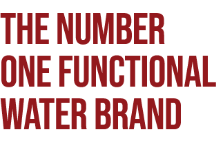 The number one functional water brand