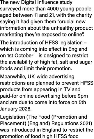 The new Digital Influence study surveyed more than 4000 young people aged between 11 and 21, with the charity saying ...