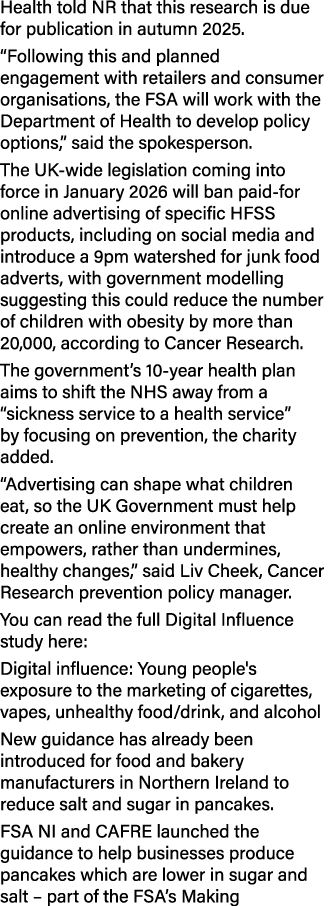 Health told NR that this research is due for publication in autumn 2025. “Following this and planned engagement with ...